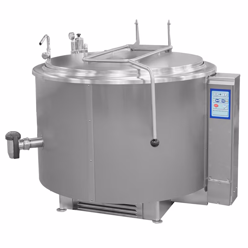 EURAST - Cylindrical gas boiler, 500 liters, indirect heating - 1320x1330x1180 mm - 46 kW + 115 W, 230/1V - 18613500