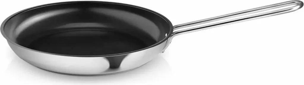 Eva Solo Stainless steel frying pan - 28 cm - ceramic Slip-Let® non-stick coating