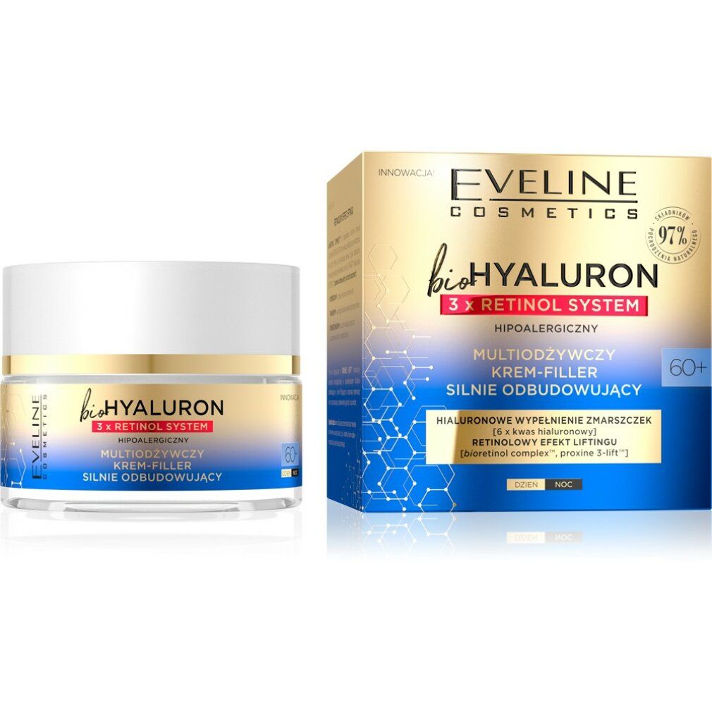 Eveline bioHYALURON 3xRetinol System 60+ Restorative Cream 50 ml