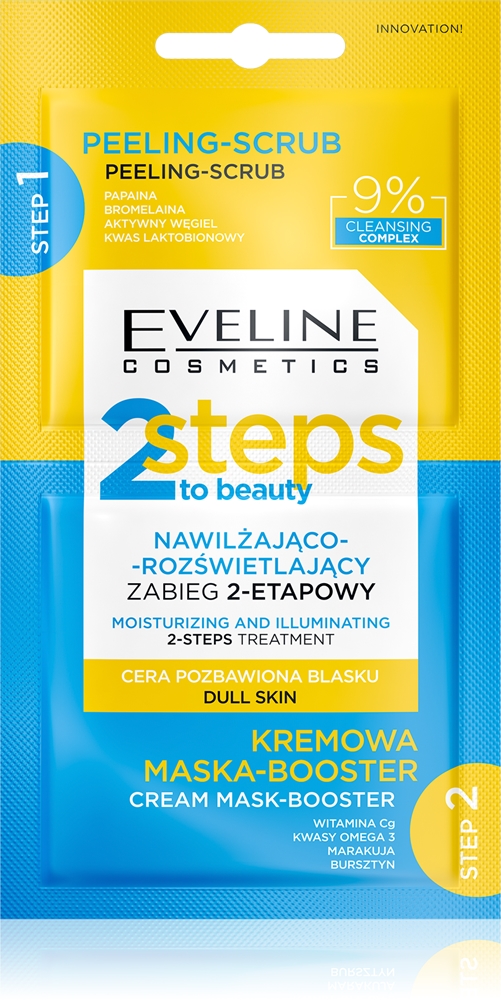 Eveline Cosmetics 2 Steps To Beauty Intensive moisturizing and brightening cream for the face