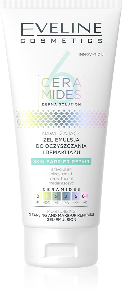 Eveline Cosmetics 6 Ceramides gel emulsion for deep cleansing