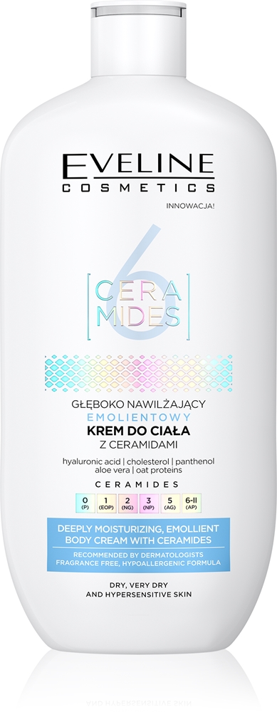 Eveline Cosmetics 6 Ceramides hydrating body cream for dry and very dry skin