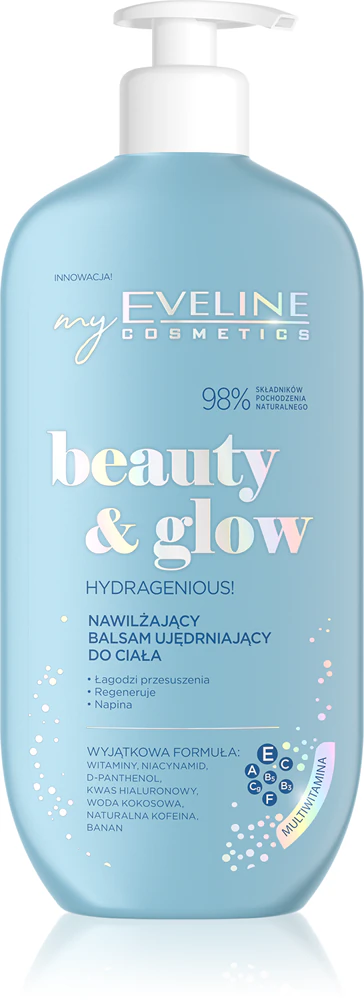 Eveline Cosmetics Beauty & Glow Hydragenious! moisturizing and firming body milk