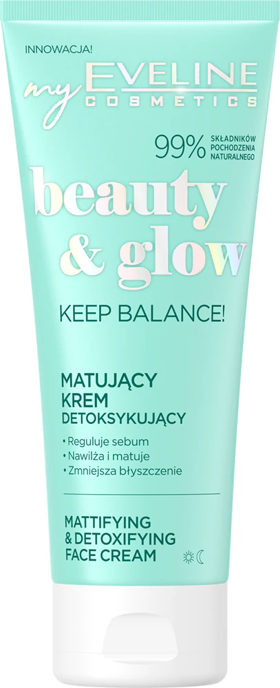 Eveline Cosmetics Beauty & Glow Keep Balance! mattifying cream with a purifying effect