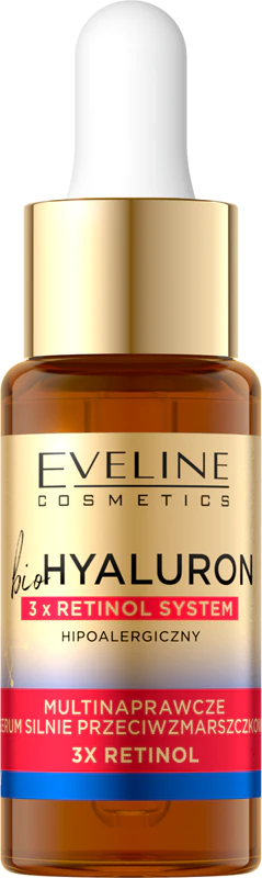 Eveline Cosmetics Bio Hyaluron 3x Retinol System night serum against wrinkles