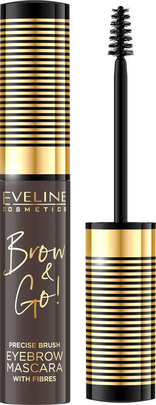 Eveline Cosmetics Brow & Go! Mascara for the eyebrows Farbton 02 Dark 6 ml