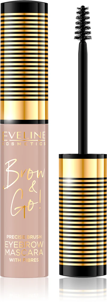 Eveline Cosmetics Brow & Go! Mascara for the eyebrows Farbton 05 Taupe 6 ml