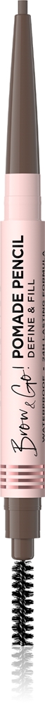 Eveline Cosmetics Brow & Go! waterproof eyeliner with 2 in 1 brush