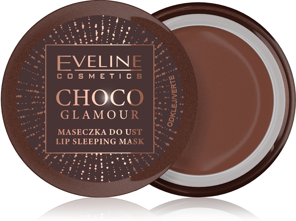 Eveline Cosmetics Choco Glamor regenerating night cream for lips