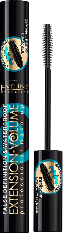 Eveline Cosmetics Extension Volume water-repellent lengthening mascara for extra volume