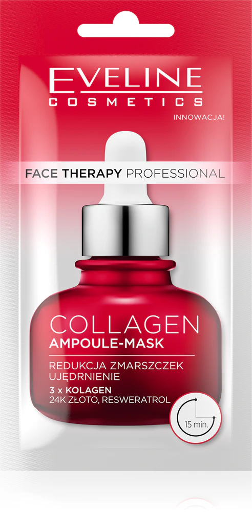Eveline Cosmetics Face Therapy Collagen Cream Mask Cream to restore skin firmness