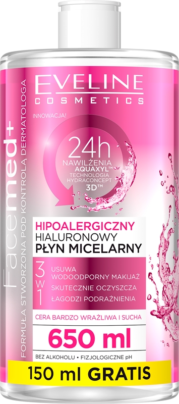 Eveline Cosmetics FaceMed+ cleansing micellar water