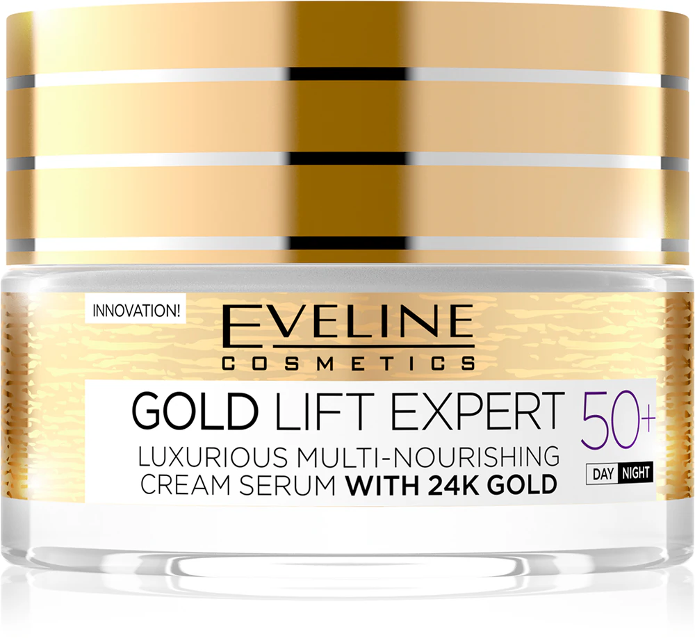 Eveline Cosmetics Gold Lift Expert anti-wrinkle creams for day and night 50+