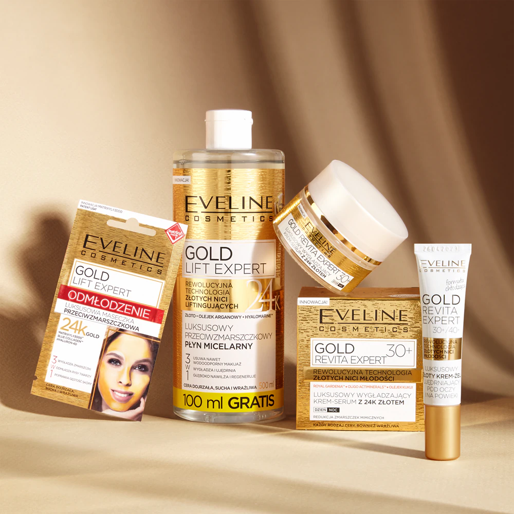 Eveline Cosmetics Gold Revita Expert firming and smoothing cream with gold powder