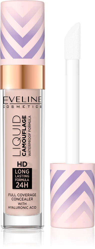 Eveline Cosmetics Liquid Camouflage waterproof corrector with hyaluronic acid Farbton 03 Soft Natural 7,5 ml