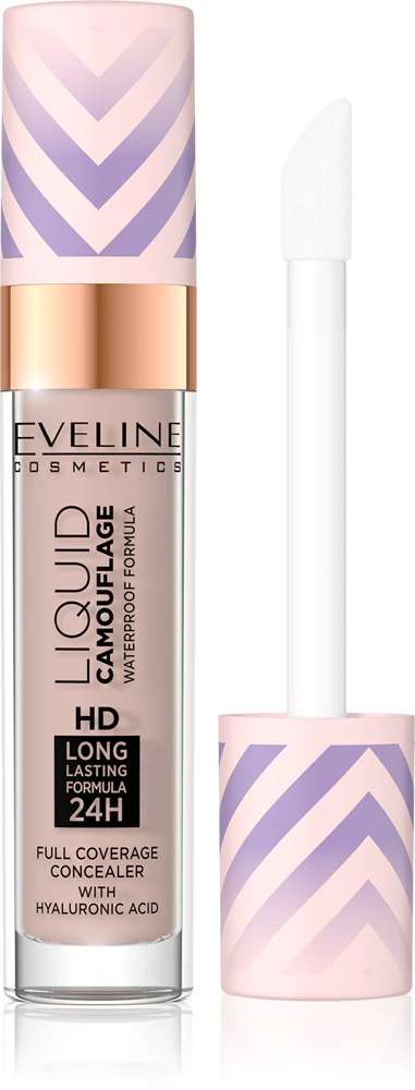 Eveline Cosmetics Liquid Camouflage waterproof corrector with hyaluronic acid Farbton 04 Light Almond 7,5 ml