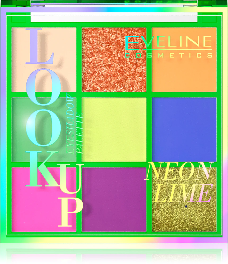 Eveline Cosmetics Look Up Neon Lime Eyeshadow Palette
