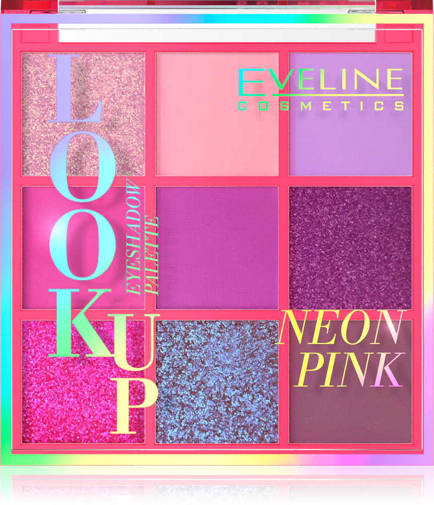 Eveline Cosmetics Look Up Neon Pink Eyeshadow Palette