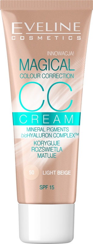 Eveline Cosmetics Magical Color Correction CC Cream SPF 15 None