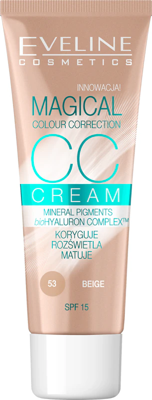 Eveline Cosmetics Magical Color Correction CC Cream SPF 15 Farbton 53 Beige 30 ml