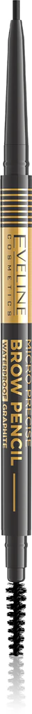 Eveline Cosmetics Micro Precise waterproof eyeliner with 2 in 1 brush Farbton 04 Graphite 4 g