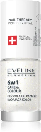 Eveline Cosmetics Nail Therapy Care & Color Conditioner for fingernails 6 in 1 Farbton Nude 5 ml