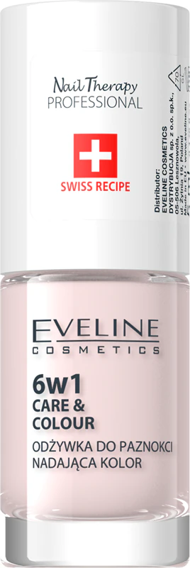 Eveline Cosmetics Nail Therapy Care & Color Conditioner for fingernails 6 in 1 Farbton French 5 ml