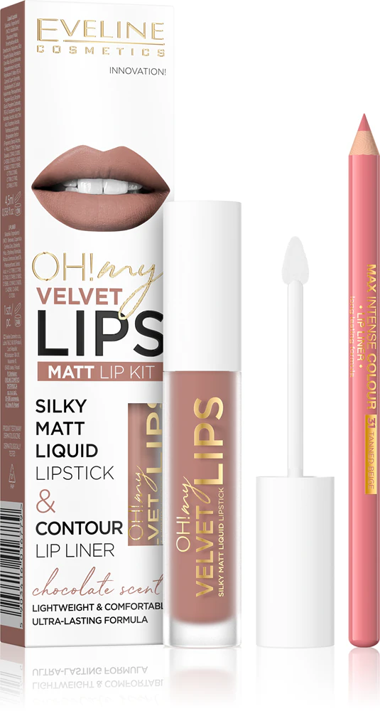 Eveline Cosmetics OH! my LIPS Velvet lip set