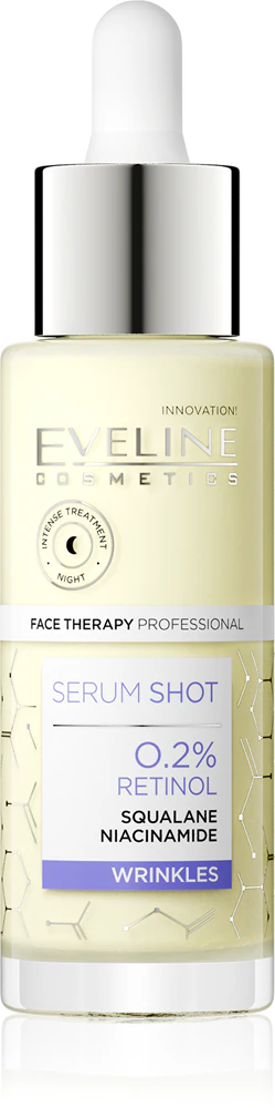 Eveline Cosmetics Serum Shot 0.2% Retinol night serum against wrinkles