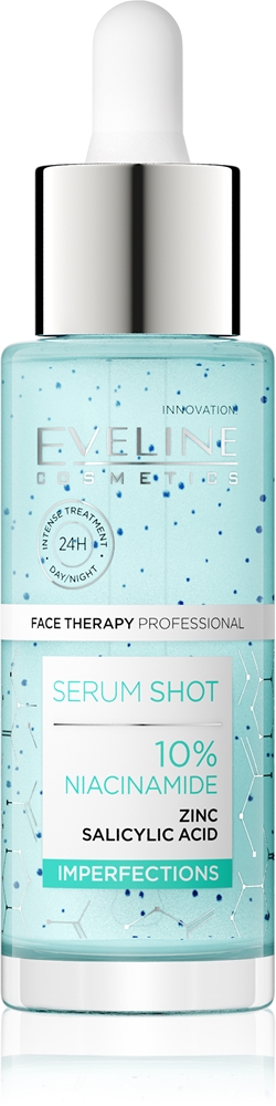 Eveline Cosmetics Serum Shot 10% Niacinamide facial serum for oily and problematic skin