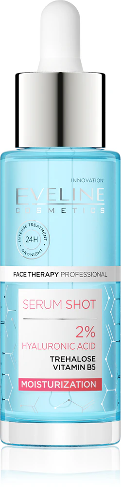 Eveline Cosmetics Serum Shot 2% Hyaluronic Acid Moisturizing serum with nourishing effect