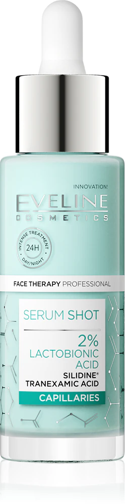 Eveline Cosmetics Serum Shot 2% Lactobionic Acid soothing serum against redness of the skin