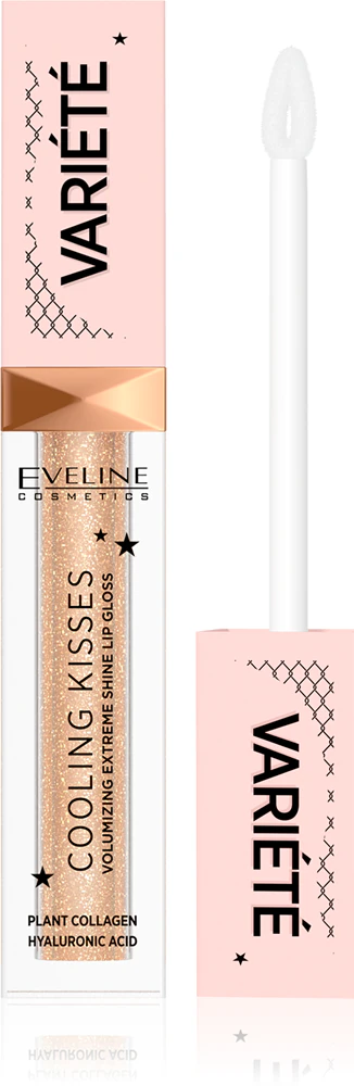 Eveline Cosmetics Variété Cooling Kisses Hydrating lip gloss with a cooling effect Farbton 02 Sugar Nude 6,8 ml