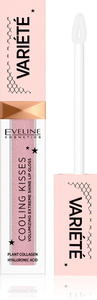 Eveline Cosmetics Variété Cooling Kisses Hydrating lip gloss with a cooling effect Farbton 02 Sugar Nude 6,8 ml