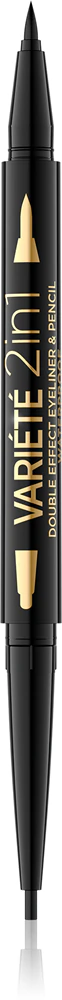 Eveline Cosmetics Variété Double Effect eyeliner pencil 2 in 1