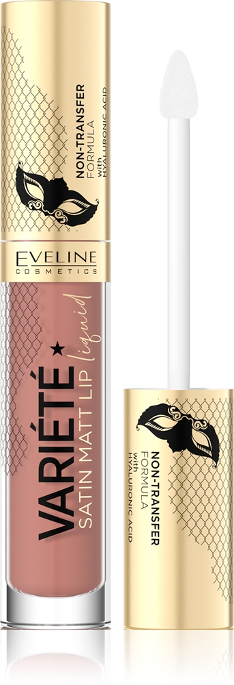Eveline Cosmetics Variété liquid lipstick with a matte finish Farbton 01 Caramel Cake 4,5 ml