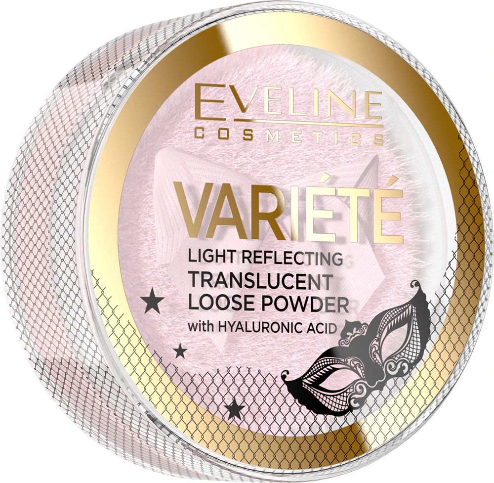Eveline Cosmetics Variété loose, transparent powder with an applicator