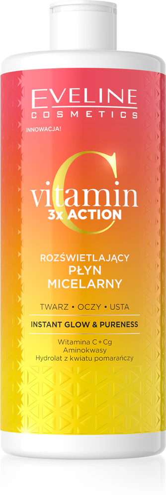 Eveline Cosmetics Vitamin C 3x Action Micellar Water for hydrated and radiant skin