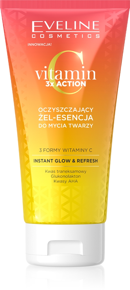 Eveline Cosmetics Vitamin C 3x Action Cleansing Gel with AHA