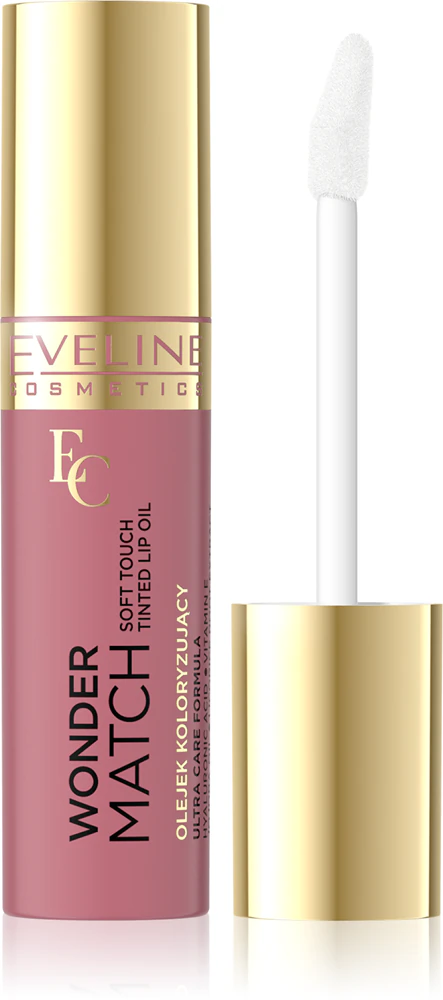 Eveline Cosmetics Wonder Match hydrating oil for lips Farbton 03 Strawberry Ice Cream 5 ml