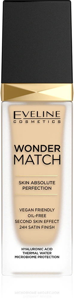 Eveline Cosmetics Wonder Match long-lasting liquid make-up with hyaluronic acid Farbton 12 Light Natural 30 ml