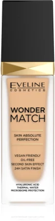 Eveline Cosmetics Wonder Match long-lasting liquid make-up with hyaluronic acid Farbton 20 Medium Beige 30 ml