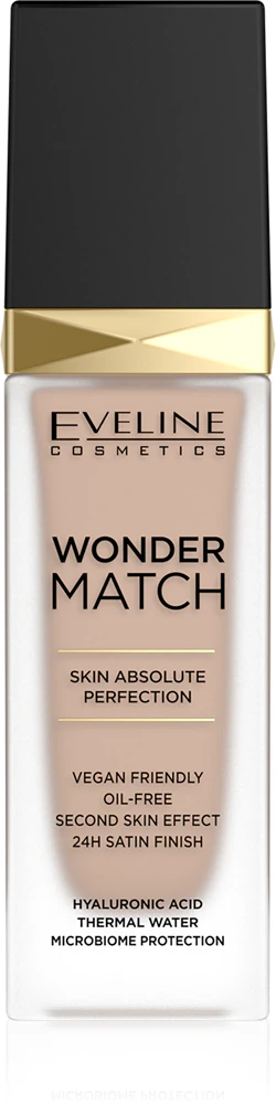 Eveline Cosmetics Wonder Match long-lasting liquid make-up with hyaluronic acid Farbton 35 Sunny Beige 30 ml