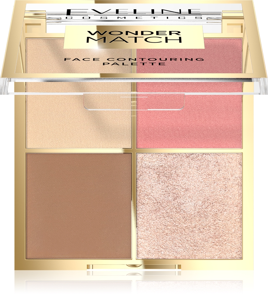 Eveline Cosmetics Wonder Match Eyeshadow & Contour Palette 4 in 1