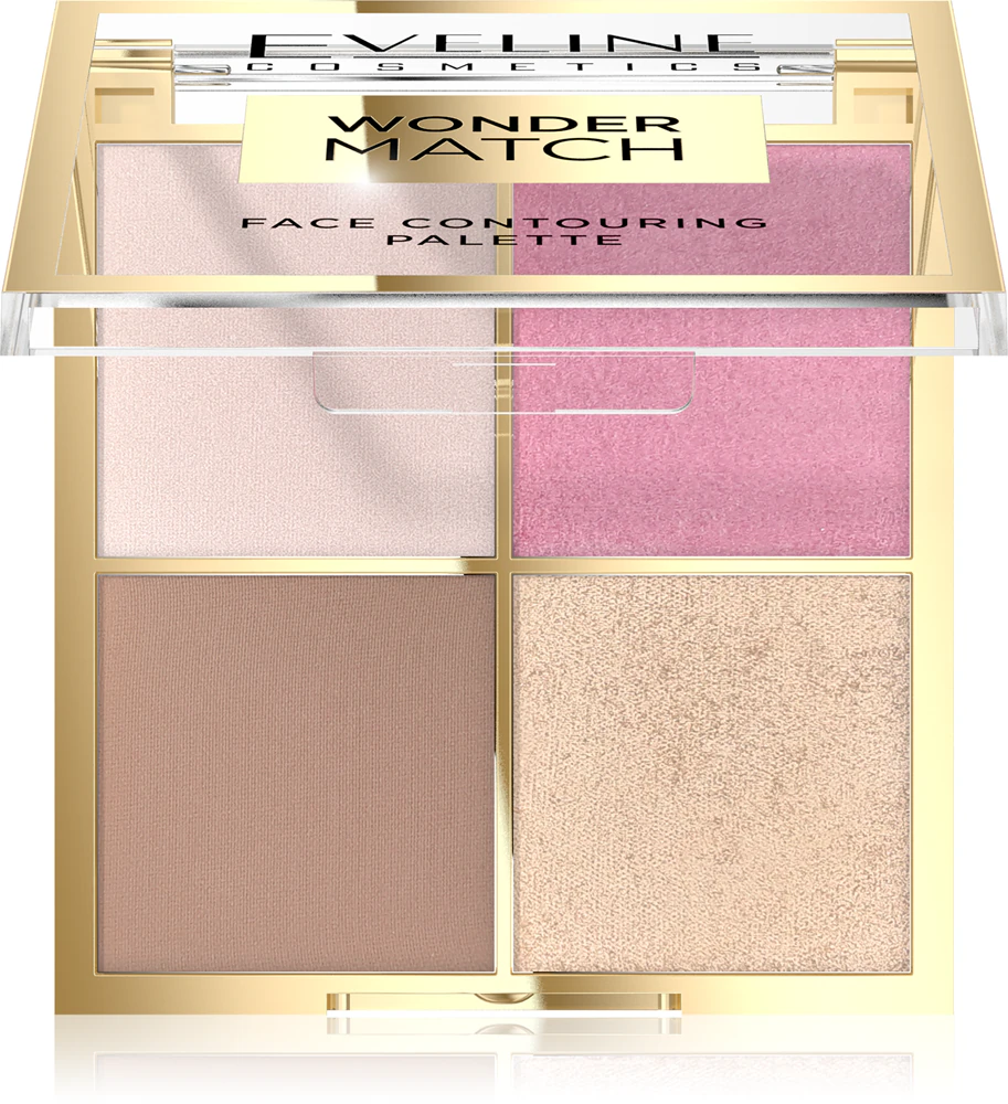 Eveline Cosmetics Wonder Match Eyeshadow & Contour Palette 4 in 1