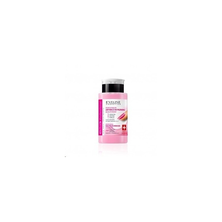 Eveline Nail Therapy 3in1 Professional Acetone-Free Nail Polish Remover 190 ml