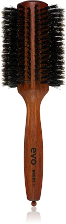 EVO Bruce Natural Bristle Radial Brush Round hairbrush with boar bristles