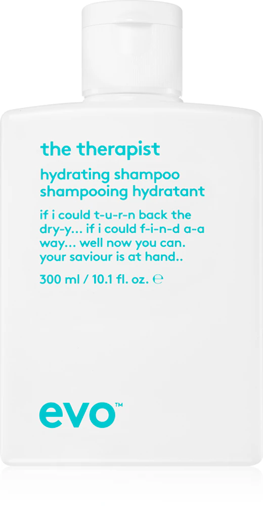 EVO Hydrate The Therapist hydrating shampoo for dry, stressed hair