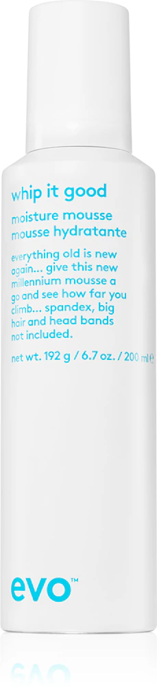 EVO Hydrate Whip It Good moisturizing foam for dry and colored hair
