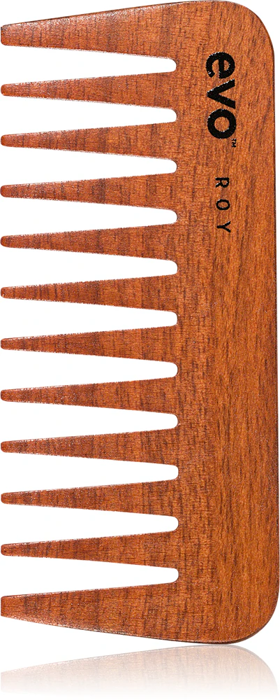 EVO Roy Detangling Comb wooden hair comb